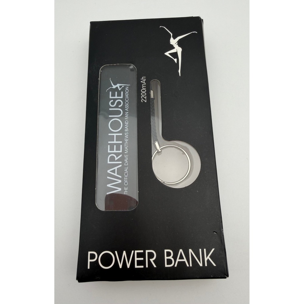 Dave Matthews Band Warehouse Power Bank 2200mAh Portable Charger DMB Fan Club